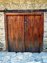 Image showing Chained Door. Kakopetria. Cyprus