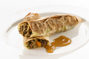 Image showing Meat rolls