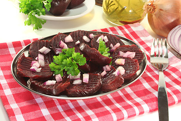 Image showing red beet root salad