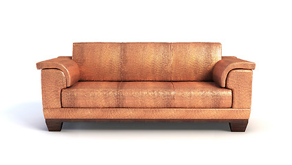 Image showing sofa 3D rendering 