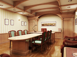 Image showing 3d office rendering 