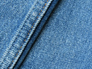 Image showing Jeans seams