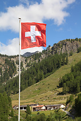 Image showing Flag of Switzerland