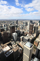 Image showing Melbourne aerial view