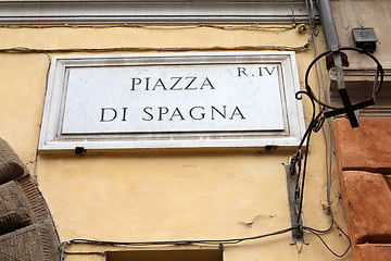 Image showing Piazza di Spagna