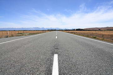 Image showing Straight road