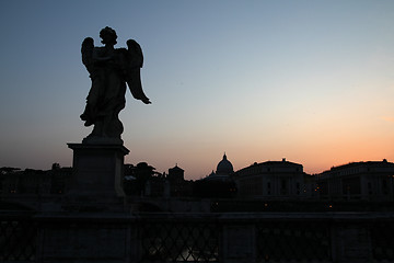 Image showing Rome sunset