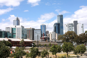 Image showing Melbourne skyline