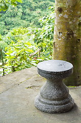 Image showing  Alone stone stool