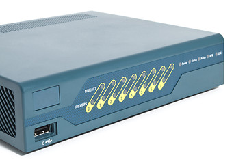 Image showing Front of an ethernet firewall