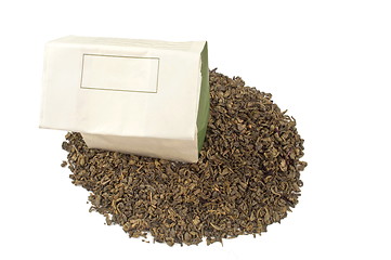 Image showing Bag of green tea