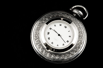 Image showing Elegant carved pocket watch