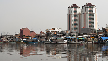 Image showing Old canal in Jakarta