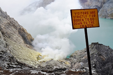 Image showing  Ijen Crater