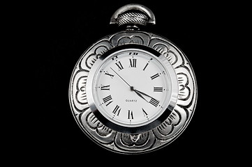 Image showing Elegant flower pocket watch