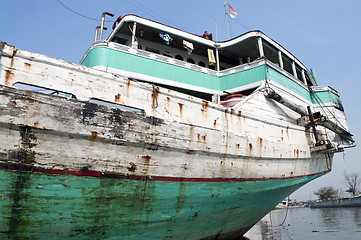 Image showing Rrusty fishing boat