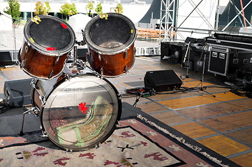 Image showing  Drums in concert