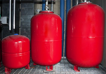 Image showing Internal industrial boilers