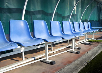 Image showing  Coach benches