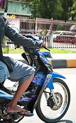 Image showing Motorcycle In Motion