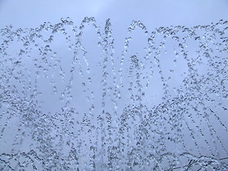 Image showing Fountain drops