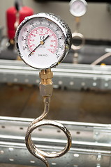 Image showing  Industrial hydraulic barometer