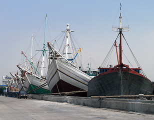 Image showing Jakarta old harbor