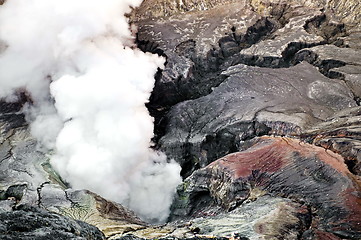 Image showing Smoking creater volcano