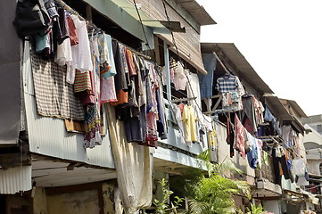 Image showing Hanging Cloths in Jakarta