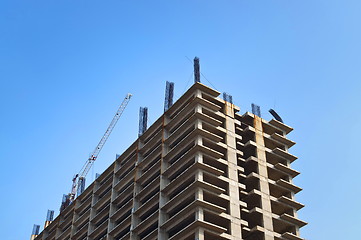 Image showing  Skyscraper under construction