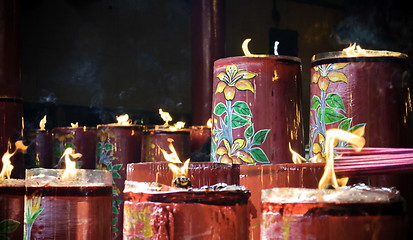 Image showing Sacred candles