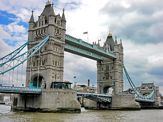 Image showing London Bridge Over The River Thames, England Uk