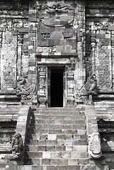 Image showing Front door of a Hindu temple 