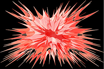 Image showing Red splat