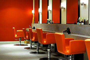 Image showing Modern hair salon