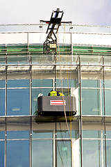 Image showing Window washing