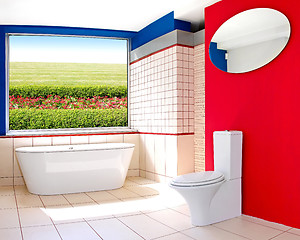 Image showing Large bathroom