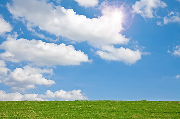 Image showing Meadow with Sky