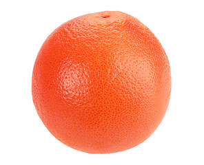 Image showing One full orange grapefruit