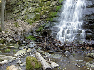 Image showing Small waterfall