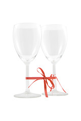 Image showing two empty glasses