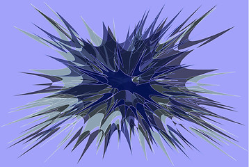 Image showing Blue splat