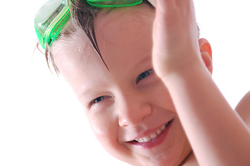 Image showing boy with goggles