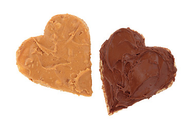 Image showing Peanut Butter and Chocolate Snack