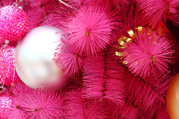 Image showing pink christmas background