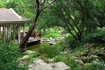 Image showing chinese traditional garden