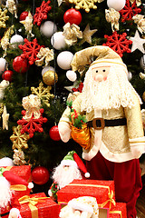 Image showing Santa Claus with gifts