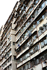 Image showing Old apartments in Hong Kong 