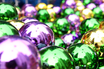 Image showing Color balls. bright colors background 