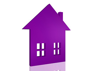 Image showing 3D House Icon